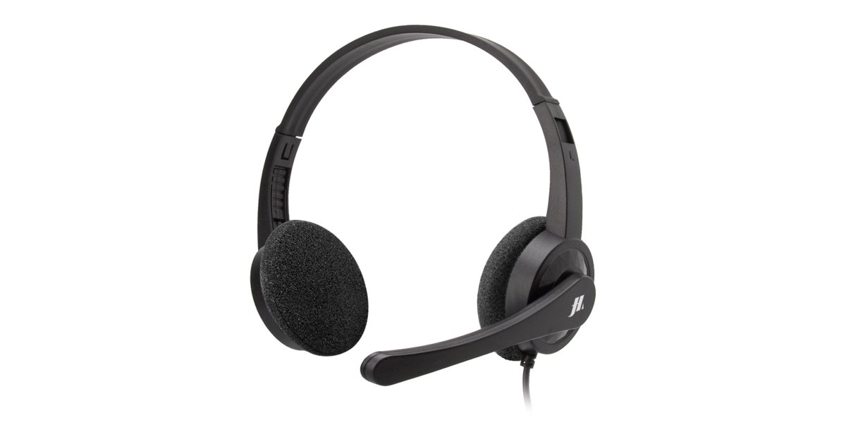 Wired headset with adjustable microphone