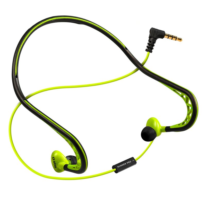 Stereo earphones for sport with a headband