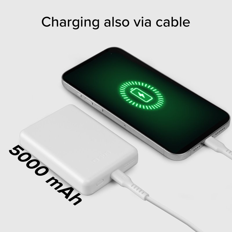 5000 mAh wireless magnetic Power Bank