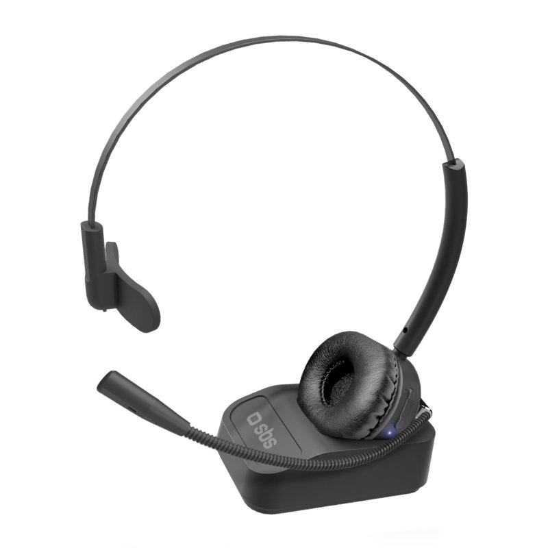 Wireless Mono Headset with charging base