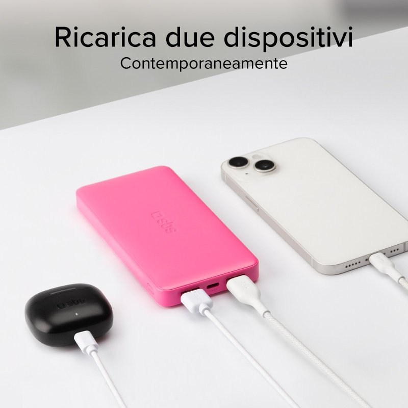 Fast charge powerbank: 10,000 mAh, 2 USBs