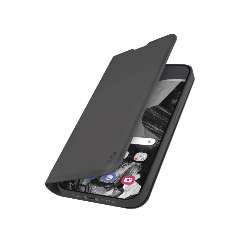 Book-style case with stand support and soft touch surface for Google Pixel 9/9 Pro