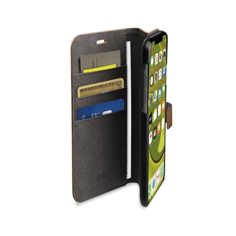 Book Wallet Case with stand function for iPhone 11