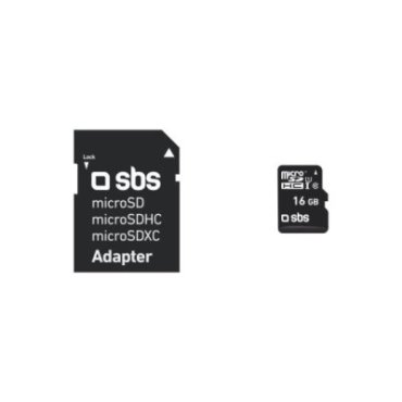 Micro SDHC 16 GB Classe 10 con adattatore