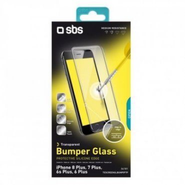 Bumper Glass Screen Protector for iPhone 8 Plus / 7 Plus / 6s Plus / 6 Plus
