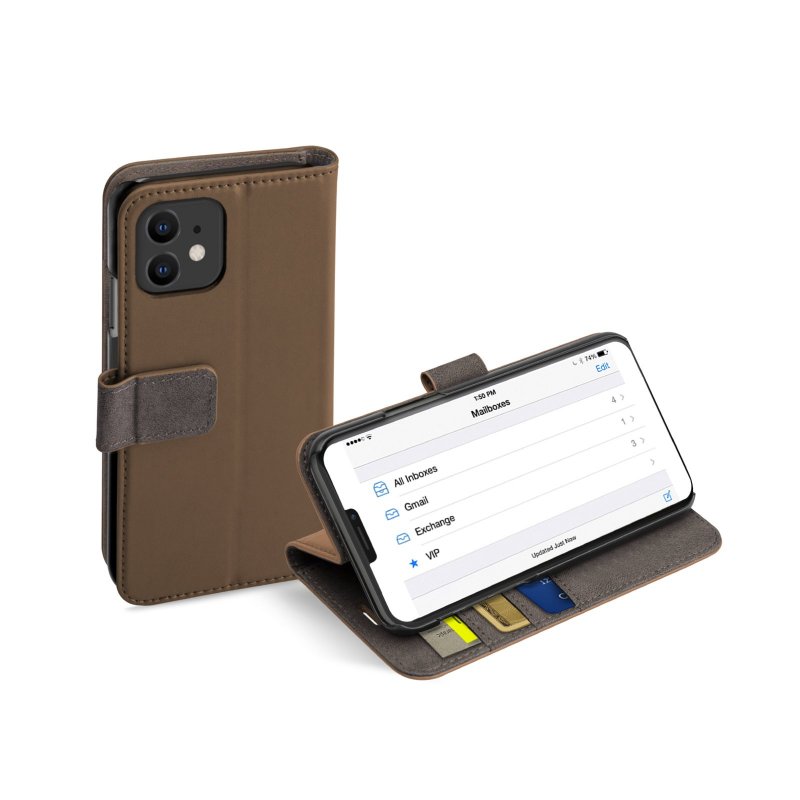 Book Wallet Case with stand function for iPhone 12/12 Pro