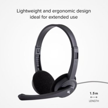 Wired headset with adjustable microphone