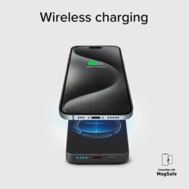 5,000 mAh wireless magnetic graphene Power Bank