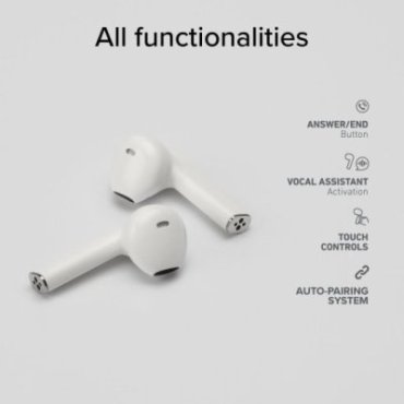 TWS One Color – wireless earphones with True Wireless Stereo technology