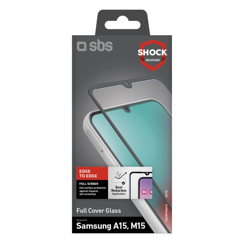 Full Cover Glass Screen Protector for Samsung Galaxy A15