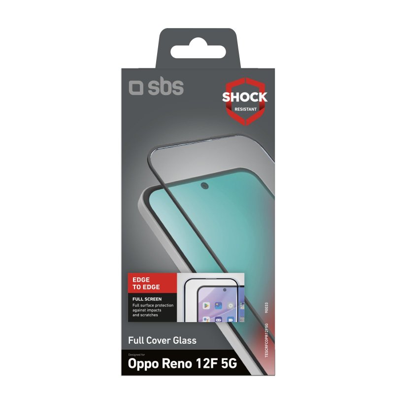 Full Cover Glass Screen Protector for Oppo Reno 12F 5G/Reno12 FS 5G