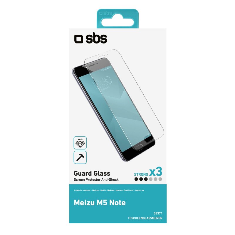 Glass screen protector for Meizu M5 Note