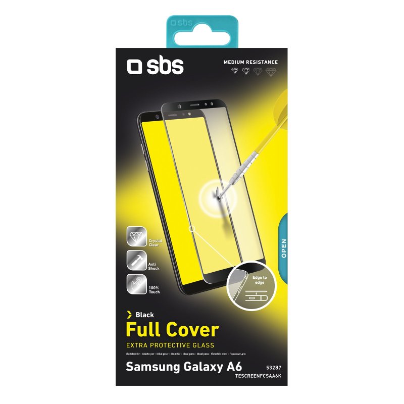 Full Cover glass screen protector for Samsung Galaxy A6