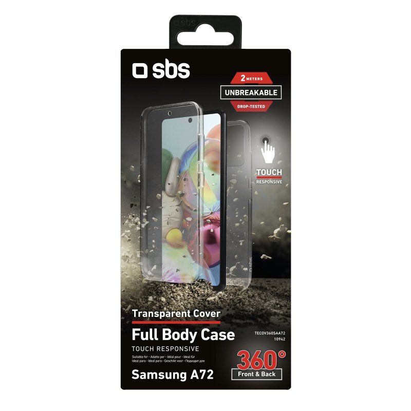 360° Full Body cover for Samsung Galaxy A72 - Unbreakable Collection