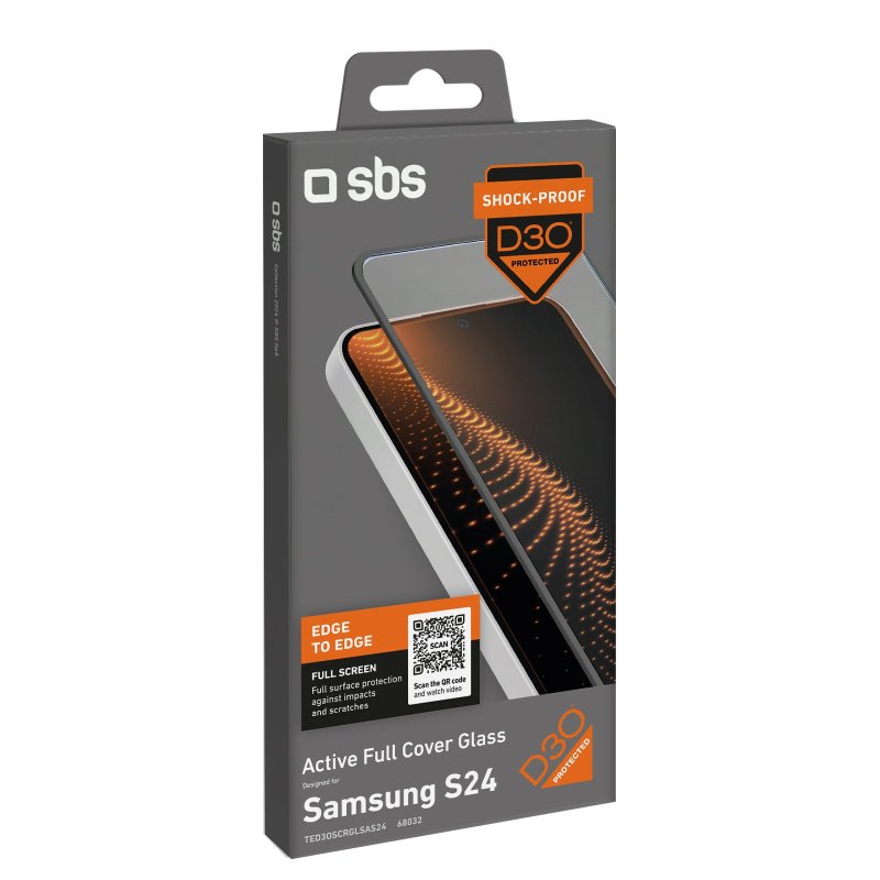 Ultra-strong screen protector for Samsung Galaxy S24 with D3O technology