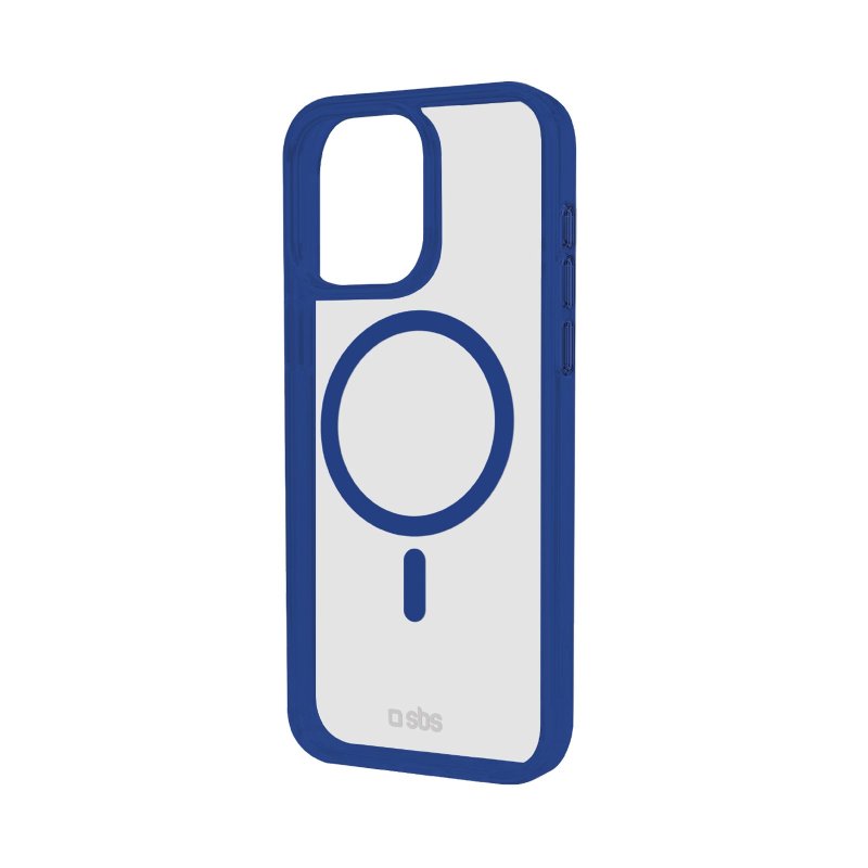 Cover for iPhone 15 Pro with coloured edges compatible with MagSafe charging