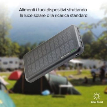 10,000 mAh Solar Power Bank