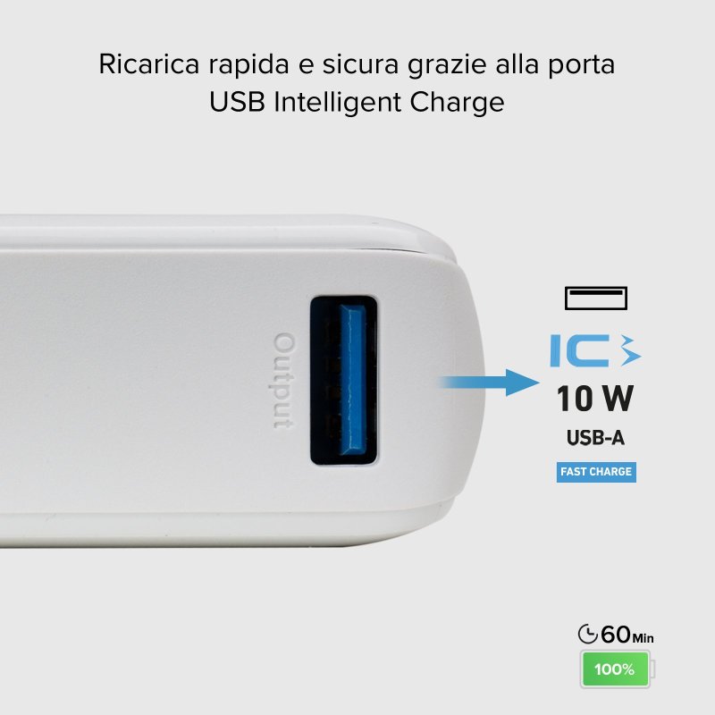 Ultra-compact 10,000 mAh power bank