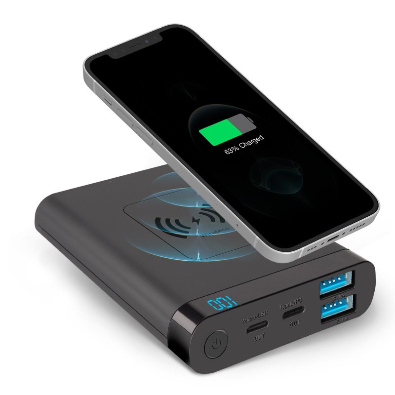 10W wireless power bank