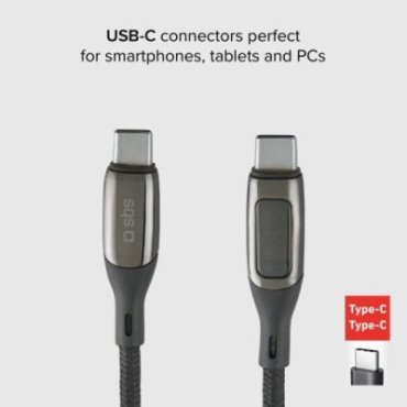 USB-C to USB-C data and charging cable