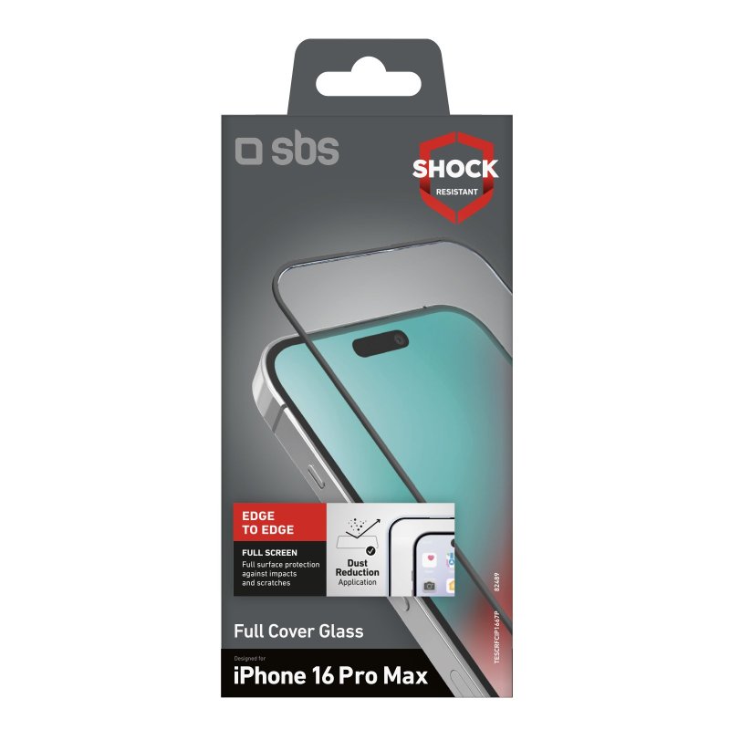 Glass screen protector for iPhone 16 Pro Max