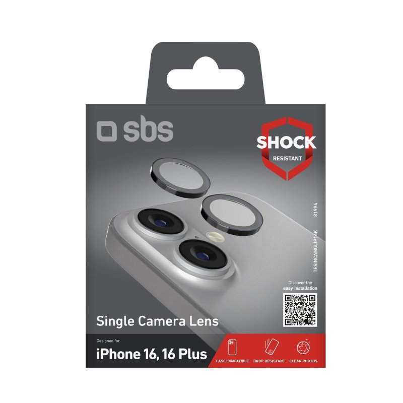 Single protective lenses for camera