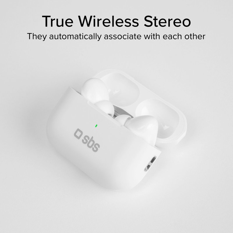 TWS compatible earphones with wireless charging