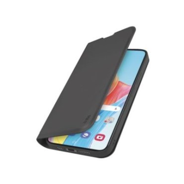 Custodia a libro con supporto stand e superficie soft touch per Oppo A58 4G