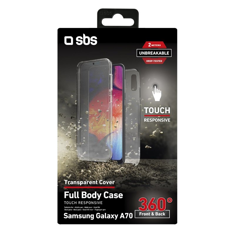 360° Full Body cover for Samsung Galaxy A70 - Unbreakable Collection