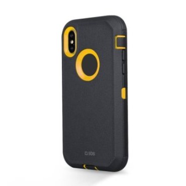 Unbreakable cover with belt clip for iPhone XS/X