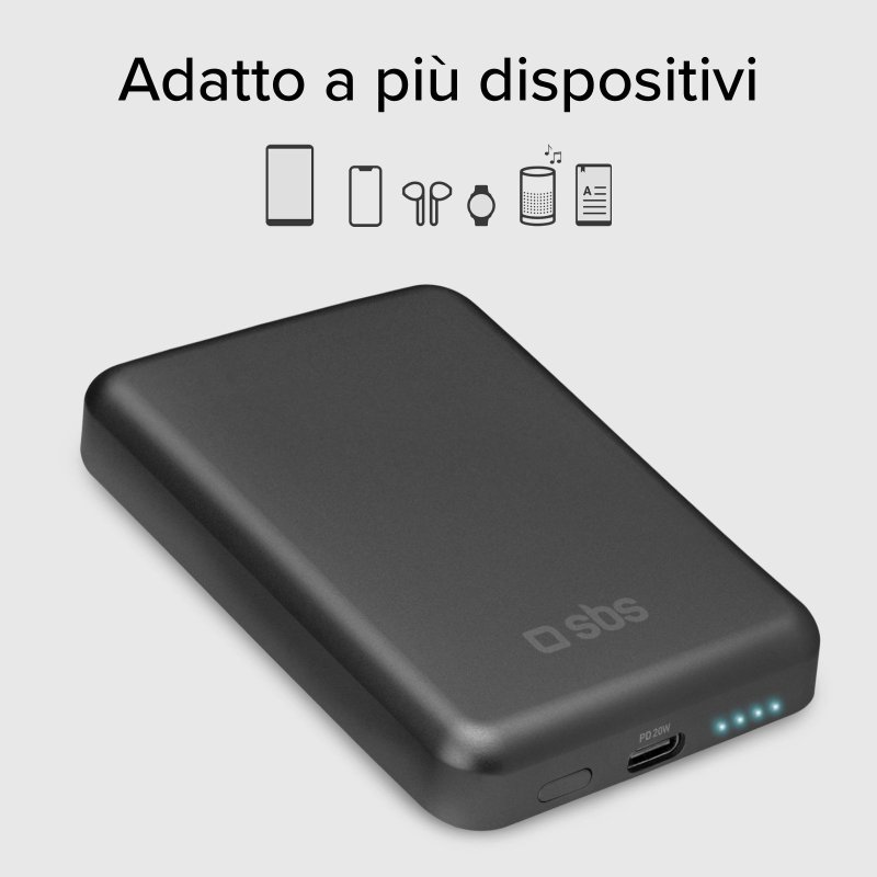 5,000 mAh wireless magnetic graphene Power Bank