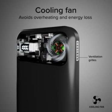 10,000 mAh Wireless Power Bank with Cooling Fan