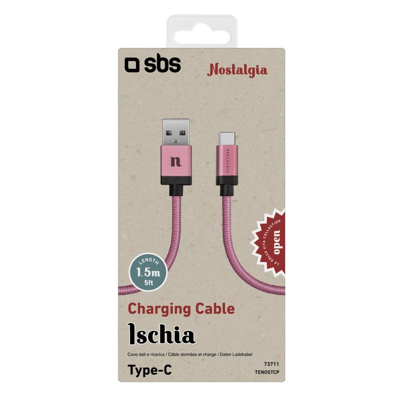 Ischia Type-C-USB 2.0 data and charging cable