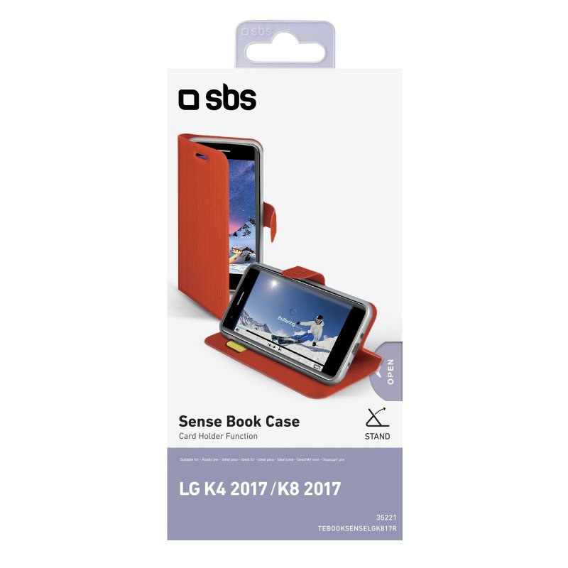 LG K4 2017/K8 2017 Book Sense case