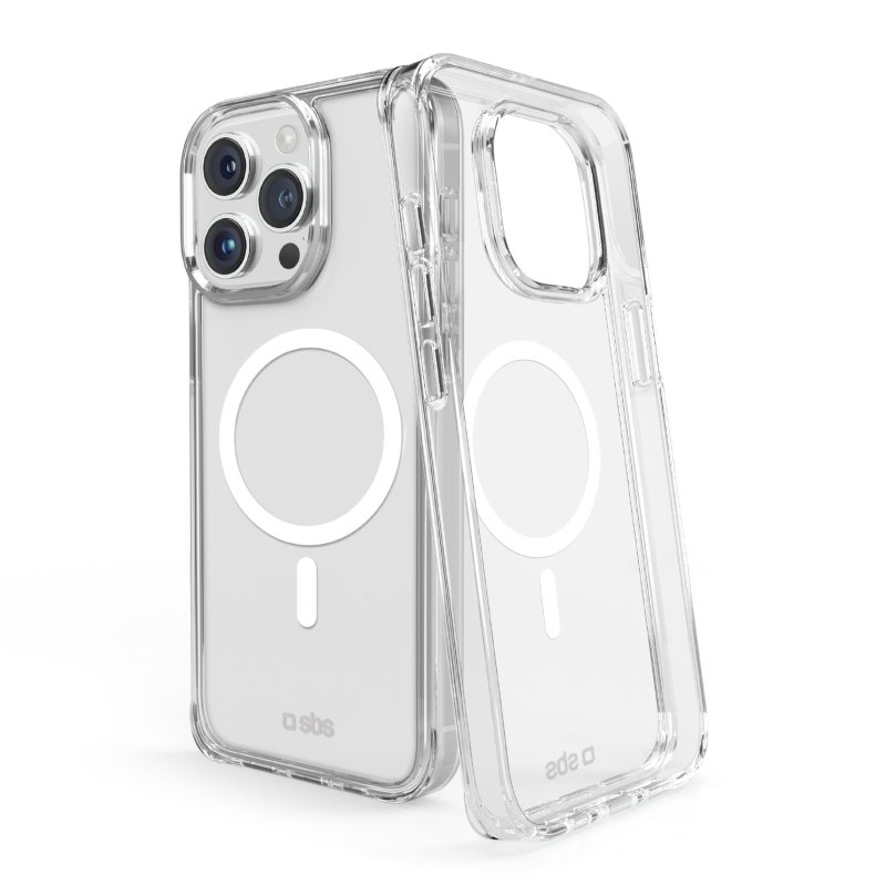 Rigid transparent case compatible with MagSafe charging for iPhone 15 Pro  Max