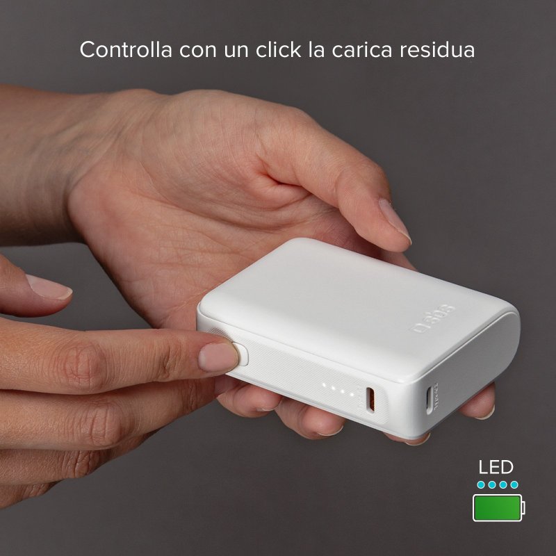 Ultra-compact 10,000 mAh power bank