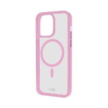 Coque pour iPhone 15 Pro Max avec bords colorés, compatible avec la recharge MagSafe