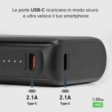 Ultra-compact 10,000 mAh power bank