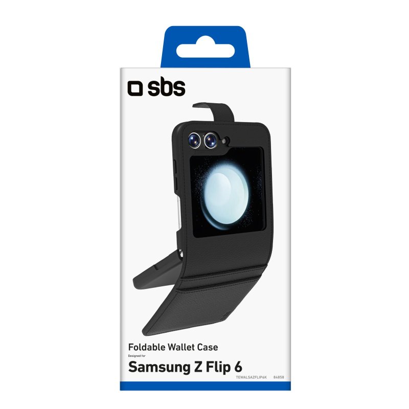 Flip case with magnetic closure and card holder for Samsung Z Flip 6