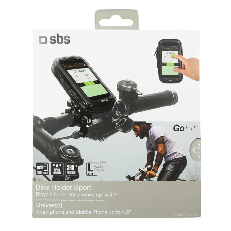 Bike mount for smartphones up to 4.5\"