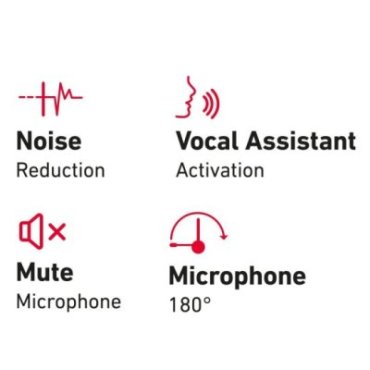 Wireless Mono Headset with charging base