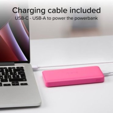 Fast charge powerbank: 10,000 mAh, 2 USBs