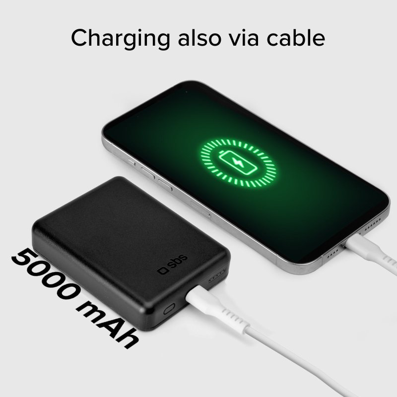 5000 mAh wireless magnetic Power Bank