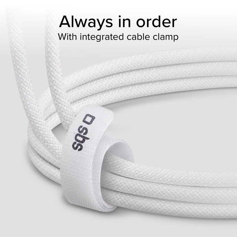 USB-C 3.2 compatible 100W Power Delivery charging and data cable