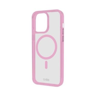 Coque pour iPhone 15 Pro avec bords colorés, compatible avec la recharge MagSafe