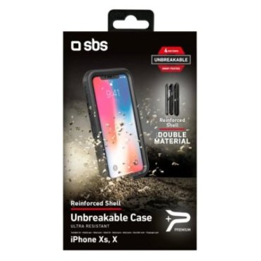 Unbreakable cover with belt clip for iPhone XS/X