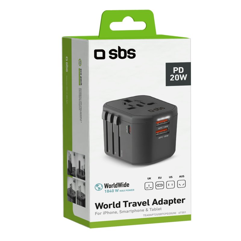 Universal travel adapter