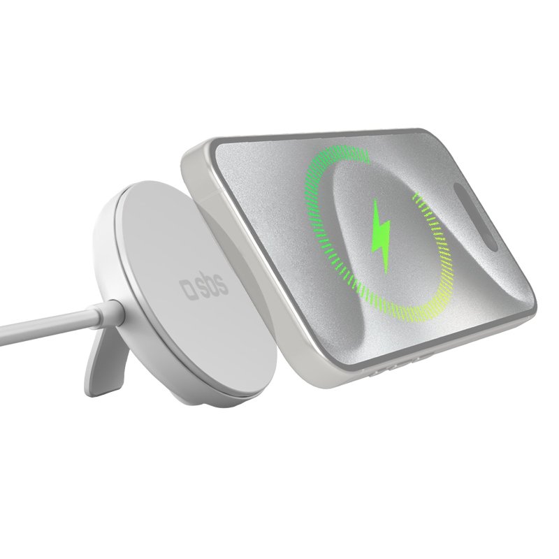 Qi2 15W MagSafe compatible wireless charging base, that also acts as a stand