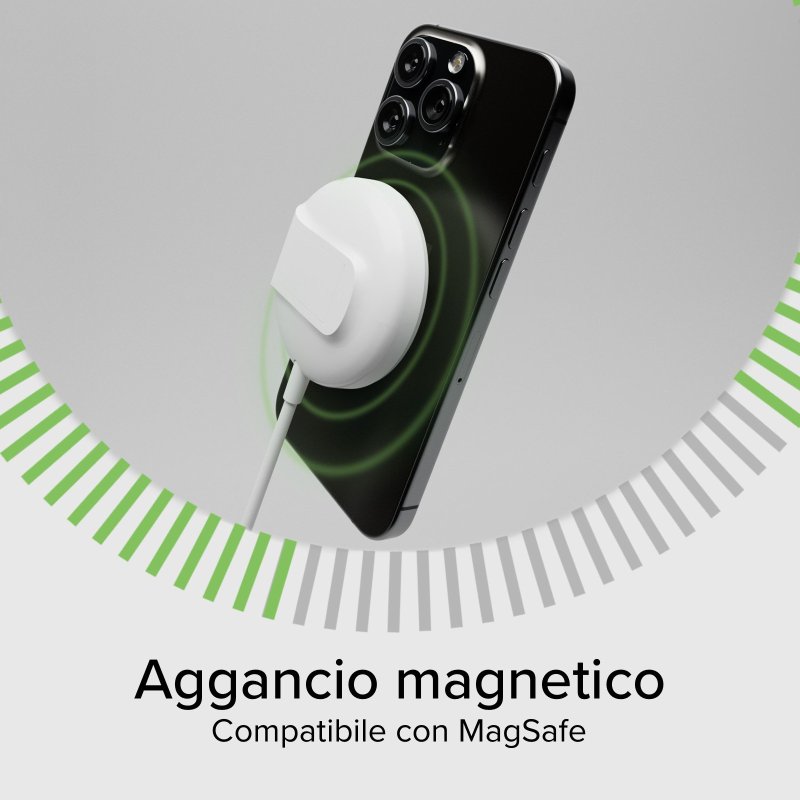 Qi2 15W MagSafe compatible wireless charging base, that also acts as a stand