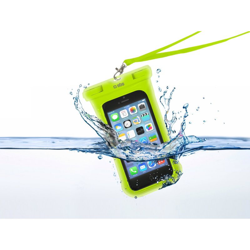 Case waterproof for smartphone up to 5.5\"